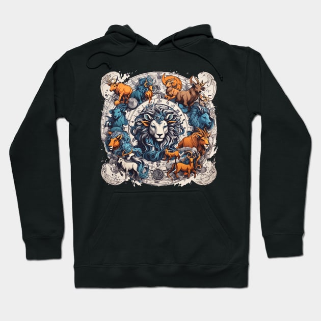 12 zodiac Hoodie by godzilla